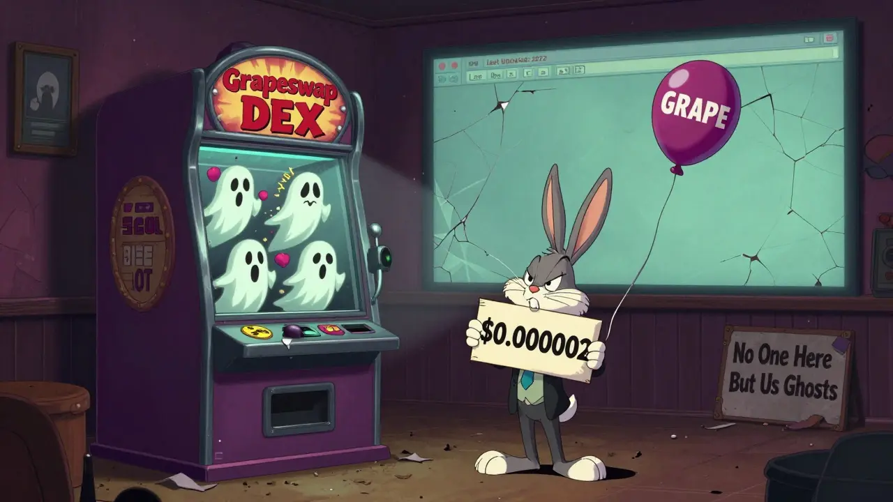 What is Grapeswap (GRAPE) crypto coin? Full breakdown of the token, its features, and why it's nearly worthless