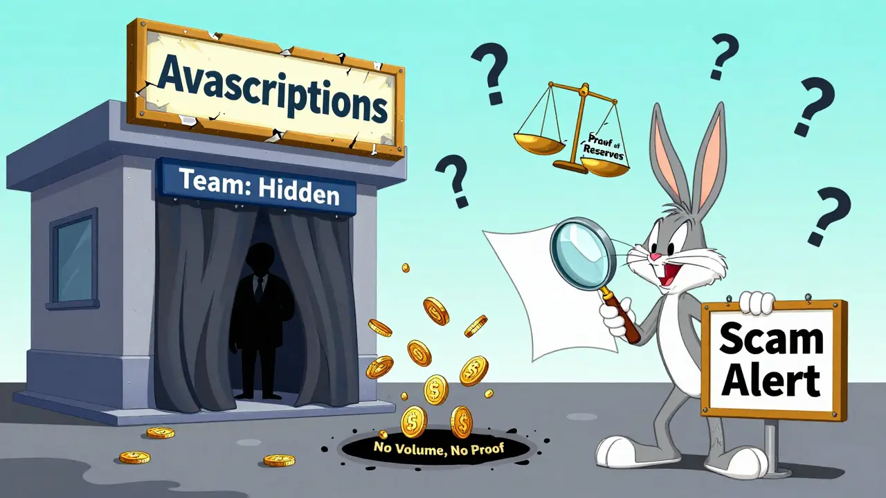 Avascriptions Crypto Exchange Review: Red Flags and Missing Transparency