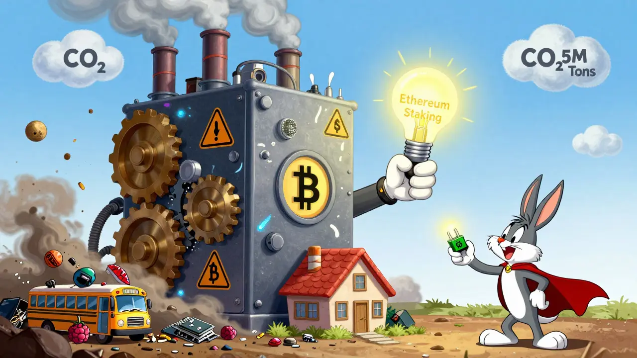 Environmental Benefits of Staking Over Mining in Cryptocurrency