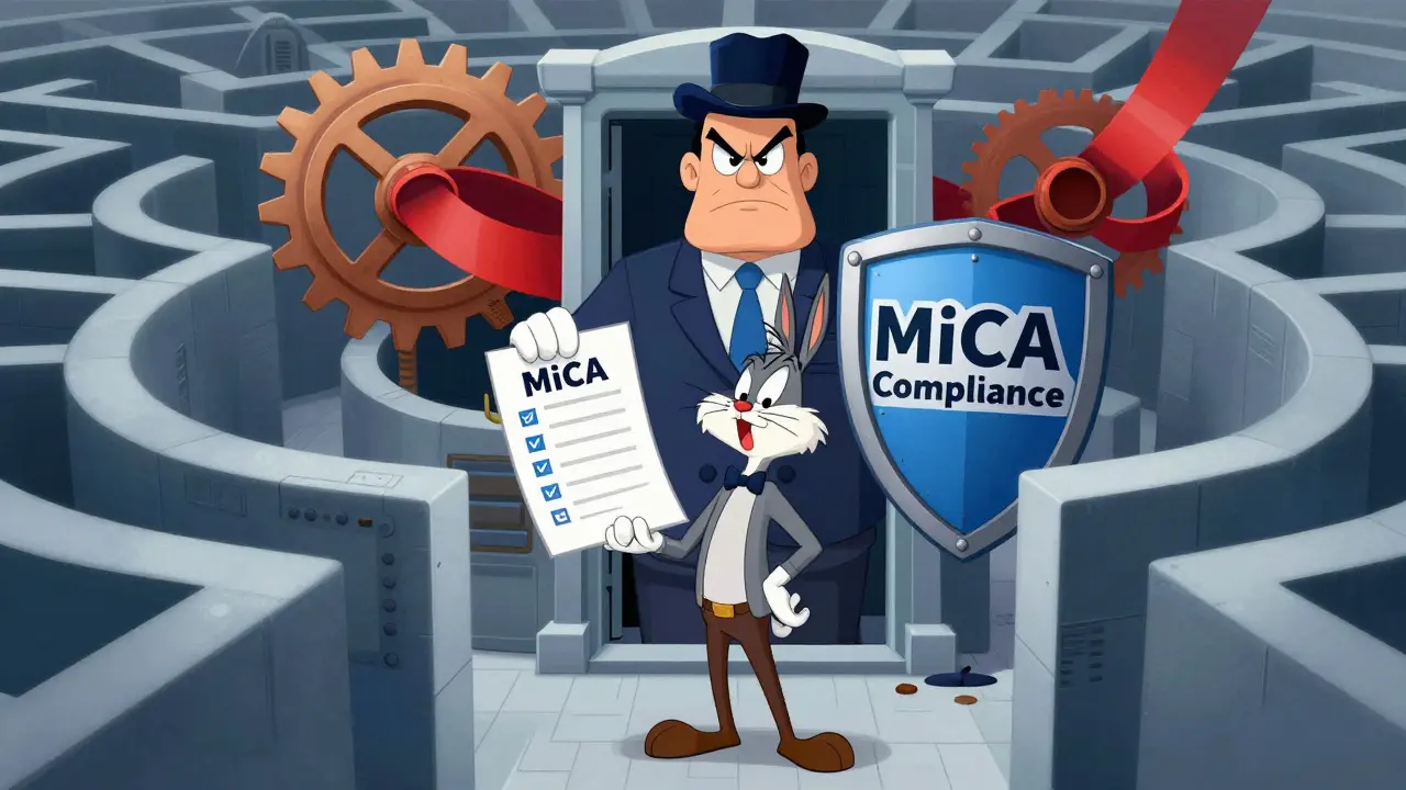 Frustrated entrepreneur facing strict MFSA regulator