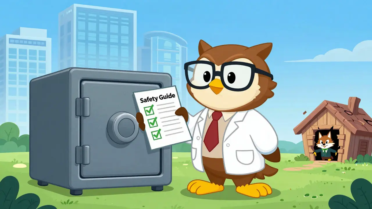 Wise owl securing crypto with hardware wallet and safety checklist