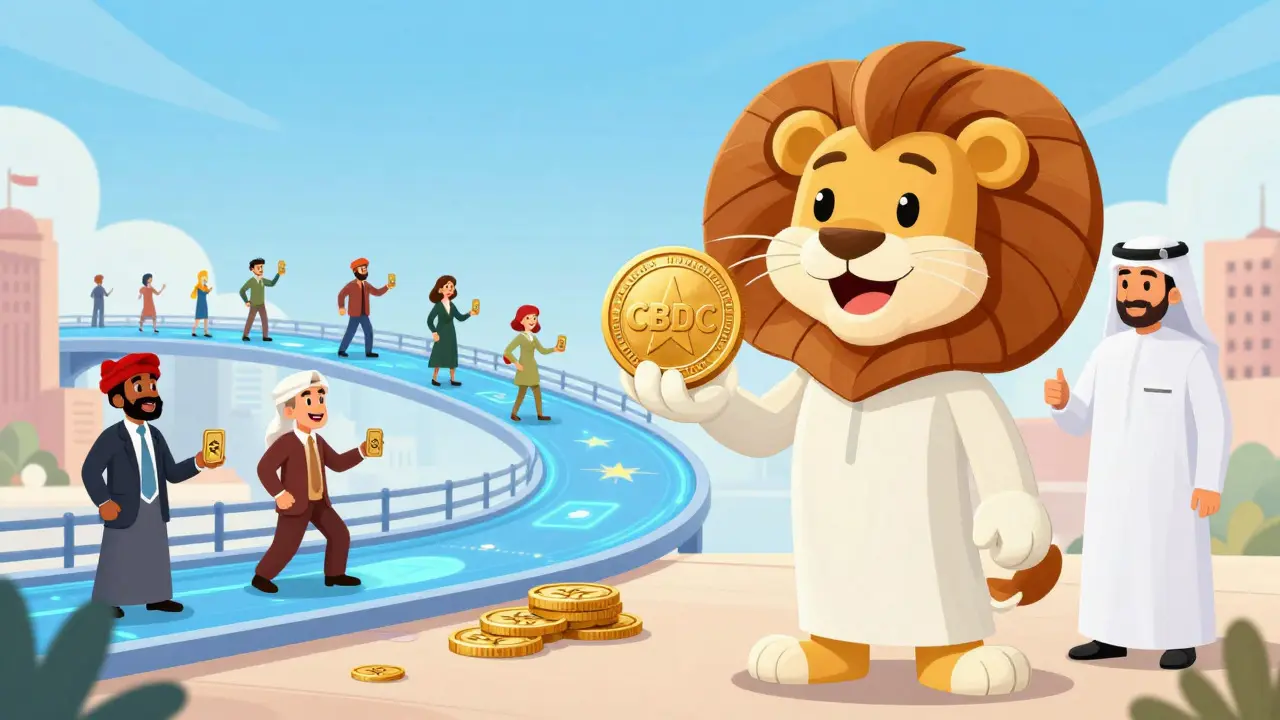 Optimistic cartoon vision of Morocco's new digital currency